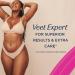 Veet Expert Cold Wax Strips for Bikini & Underarms Sensitive Skin - 16 Strips with Almond Oil Finish Wipes - Buy Online on GoSupps.com
