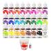 Food Colouring Set 25x10ml Highly Concentrated Colouring Food-grade Liquid Baking Compound Colorant Food Coloring Tasteless Edible Food Dye - 25 Colors Vibrant Icing Colors For Cream Cake Decoratio