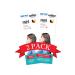 Canadian Made -510 Respirator Mask With Ear Loops 2-Pack (20 Masks ADULT WHITE)
