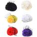 amangul Teenagers Hair Clip with Flower Decor Top Hat Shape Hairpin Colorful Hair Clip for Taking Photo Hairpins for Woman Girl(Red) - Buy Online on GoSupps.com