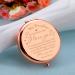 Inspirational Gifts for Daughter - Valentine's Day, Birthday, Engagement, Graduation - Compact Makeup Mirror - Buy Online on GoSupps.com