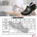 Oil Resistant Chef Shoes Waterproof Clogs with Arch Support - Non Slip Kitchen Hospital Safety Shoes for Men and Women - Black, Size 10 Wide Women/9 Wide Men - Buy Online on GoSupps.com