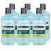 6x Listerine ZERO mild Mint mouthwash 500ml (6x 500ml)