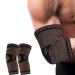 Copper Elbow Compression Sleeve Elbow Brace for Tendonitis and Tennis Elbow Tennis Elbow Brace for Men Women Elbow Support Sleeve for Tendonitis Tennis Elbow Relief Golf Elbow Weightlifting Large Gold