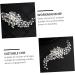 Angoily 1 Pc Hair Comb Women Decorative Hairpin Hairpins Crystal Headpiece Hair Accessory Hair Decorations Clip for Hair Wedding Hair Side Combs Dress Bride Accessories Alloy - Buy Online on GoSupps.com
