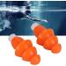 Best Reusable Ear Plugs for Sleep & Swimming | Waterproof Silicone Noise Reduction Earplugs (Orange + PP Box - Buy Online on GoSupps.com