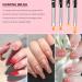 Start Makers 7pcs Double Ended Nail Art Brushes Set for Manicure - Acrylic, Gel, French DIY Designs - Buy Online on GoSupps.com