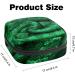 Javenproeqt Portable Women's Binding Bags | Menstrual Cup Pocket for Teens | Eco-Friendly Tampon Insert Bag - Green Rattlesnake Multicolored - Buy Online on GoSupps.com