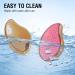 Nano Glass Heel Scraper - Foot Shower Scrubber & Dead Skin Remover | Pink Pedicure Tool for Back Arms & Legs Care - Buy Online on GoSupps.com