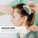 Frcolor 15 StK Gua Sha Massage Comb & Hair Tool Multifunctional Jade & Horn Ridge Massagers for Healthy Scalp & Hair Care - Buy Online on GoSupps.com