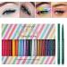 RUSTOO 20Pcs Colorful Professional Makeup Eye Liner Gel Eyeliner Pencil Set Long Lasting Waterproof Eye Makeup Eyeliners for Women - Buy Online on GoSupps.com