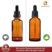 Handsunity 50ml Amber Glass Pipette Bottles - 88 Pack with Black Caps & Accessories for Pharmacy Use - Buy Online on GoSupps.com