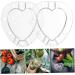 OFFSCH 2 Sets Heart Shaped Tomato Mold Tomatoes Novel Shaping Adorable Fruit Cucumber Plastic Vegetable - Buy Online on GoSupps.com
