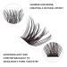 Colored Lash Clusters DIY Eyelash Extensions - 72 C/D Curl Individual Lashes in Brown, Blue, Purple, Green, Red - Thin Band DIT at Home - Volume Mix Color-D 16mm - Buy Online on GoSupps.com