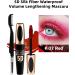 Red Mascara Waterproof Voluminous Colored Mascara Smudge-proof Color Tubing Mascara Volume and Length Longlasting Lengthening Fast Dry 5D Thick Fiber Cat Eye Mascara for Women Makeup Party Stage Use - Buy Online on GoSupps.com