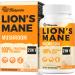 50X Strength Potency Brain Supplements for Memory and Focus - 1400mg Lions Mane Supplement Capsules | Natural Nootropics Brain Supplement for Cognitive Clarity Concentration & Energy - 60 Capsules 60 Count (Pack of 1)