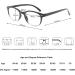 Stylish Women Reading Glasses 3.5, 3 Pair Set with Spring Hinge Designs +3.50 Black Readers for Fashionable Ladies - Includes Reading Pouch - Buy Online on GoSupps.com