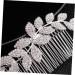 FRCOLOR Wedding Tiara Tiara Bridal Side Comb Crystal Hair Comb Bridal Comb Wedding Hair Comb Wedding Hair Accessories Bride Simple Wedding Headpiece - Buy Online on GoSupps.com