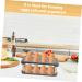 BUGUUYO Box Egg Carton Eggs Egg Holder Portable Drawers Food Refrigerator Egg Tray Shelf Side Door re-usable Blue 22.3X10.1X8.9CM - Buy Online on GoSupps.com