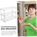 GLEAVI 2pcs Egg Grid Eggs Plastic to Go Containers Egg Organizer Plastic Egg Holder Dispenser Refrigerator Transparentx2pcs 22.3X16.2X10.1CMx2pcs - Buy Online on GoSupps.com