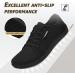 ASHION Unisex Barefoot Shoes - Women's & Men's Trail Running & Walking Shoes - Wide Fit Comfortable Road Running Shoes in EU Size 43 - Black - Buy Online on GoSupps.com