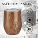 Telanks Modern 340 ML Yerba Mate Becher | 18/8 Stainless Steel Tea Cup with BPA-Free Lid & Cleaning Brush - Buy Online on GoSupps.com