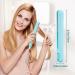 Mini Dual-Purpose Hair Straightener and Curler - Portable Mini Hair Curling Iron (White) - Buy Online on GoSupps.com