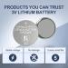 CR2025 Battery CR2025 3V Lithium Battery 2025 Lithium Coin Cell Batteries CR2025 Button Cell Battery DL/CR2025 for Car Remote Key Door Opener Scale 10pcs - Buy Online on GoSupps.com