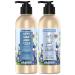 Love Beauty Planet Shampoo and Conditioner Coconut Oil & Vegan Collagen Ultra Deep Hydration - Sulfate-Free Shampoo and Conditioner for Damaged Dry Hair Scented 10.5 Oz (2 Piece Set)