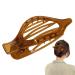 Streysisl Large Duckbill Hairpin Long Hair Duckbill Hairpin Elegant Ponytail Clip for Thin Hair Large Thin Hair Clip Decorative Clip Translucent Shower Clip amber