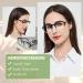Shop Stylish Women's Square Reading Glasses - Lightweight Readers 1.0 to 6.0 - Black/Clear Options Available - Buy Online on GoSupps.com
