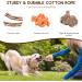 Nobleza 2x Dog Toy Rope - 100% Cotton - Promotes Dental Health & Mental Wellness for Dogs - 43cm - Buy Online on GoSupps.com