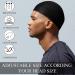 6 Pcs Black Silky Durag Wave Cap Set for Men - No Strings Compressing Doo Rag - Buy Online on GoSupps.com