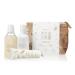 Thymes Perfumed Travel Set and Beauty Bag - Contains Body Wash Body Lotion & Hand Cream - Goldleaf