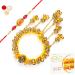 Ghasitaram Gifts Rakhis Online - Rakhi for Brother-PG-6 Bhaiya Bhabhi Rakhi with 200 GMS of Besan Barfi Rakhi Set with 200 gms of Besan Barfi