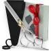 Suvorna 6.5" thinning Scissors Hairdressing Scissors for Hair Cutting Hairdressers thinning Scissors thinning Shears Professional Hairdressing Scissors texturizing Scissors Layering Scissors. Razeco e15 (6.5")