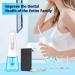 Cordless Water Dental Flosser - 4 Modes, 4 Jet Tips, IPX7 Waterproof - Rechargeable for 30-Days Use - Home & Travel Oral Care (White&Blue) - Buy Online on GoSupps.com