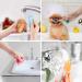 Larbois Handle Grip Nail Brush Hand Fingernail Brush Cleaner Scrubbing Kit Pedicure for Toes and Nails Men Women (5 Pack) (Color-5) Color-5-(5 Pack) - Buy Online on GoSupps.com