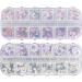 Halloween Nail Art Slices Exquisite Funny Skull Pattern 3D Clay Nail Slices Decoration for Nail Salon for Halloween Party - Buy Online on GoSupps.com