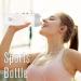 BONMIXC Tritan Protein Shaker Bottle 28oz - BPA/BPS/BPF Free Sports Cup with Mixer - Frosted White - Buy Online on GoSupps.com