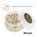 Blonde Microlink Hair Extension Beads with Silicon Rings - 1000pcs Blonde | 3mm Silicone Rings for I-tip Extensions - Buy Online on GoSupps.com