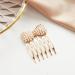 Aneneiceera Boho Gypsophila Hair Comb Barrette Gold Rhinestone Pearl Bow Hair Comb Retro Hair Barrette Decorative Daily Wearing Hair Comb Hair Bobby Pins Wedding Hair Accessories for Women and Girls - Buy Online on GoSupps.com
