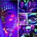 Buy Karlor UV Neon S ichskar - 8 Fluorescent Colors & Brushes for Body Painting | Fluorescent Water-Soluble Makeup | Glows Under Black Light - Buy Online on GoSupps.com