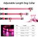 Masbrill LED Dog Collar - Waterproof Adjustable Luminous Safety Collar with 3 Flashing Lights for Small Medium & Large Dogs - Pink (28-40cm) - Buy Online on GoSupps.com