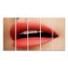 islandburner Canvas Image Cosmetics Makeup Gloss Lipstick On Lips Closeup of Beautiful Female Mouth with Red and Pink Lipp Makeup Part Of Face Wall Living Room Home Office Bedroom Images GBDV-5Px