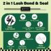 Lash Bond and Seal - KEYYOU Waterproof Lash Glue for Longevity | 10ML Bond & Seal Cluster Mascara | Black - 5ml + 5ml - Buy Online on GoSupps.com