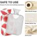 Buy Naanle Watercolor Heat Bottle - 1L Transparent Hot Water Bottle for Bed Hands & Feet | Pain Relief & Therapy | International Shipping - Buy Online on GoSupps.com