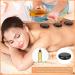 Hot Stone Massage Set - 10 Basalt Stones with Bamboo Box & Heating Device for Spa Relaxation Therapy - Buy Online on GoSupps.com