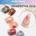 Nail Foil Glue Gel - 8ml Strong Adhesion Transparent Gel Requires a UV Lamp | Ideal for Home Care and Decorative Nail Art - Buy Online on GoSupps.com