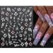 JMEOWIO 9 Sheets Spring Flower Nail Art Stickers Decals Self-Adhesive Colorful Summer Floral White Nail Supplies Nail Art Design Decoration Accessories - Buy Online on GoSupps.com